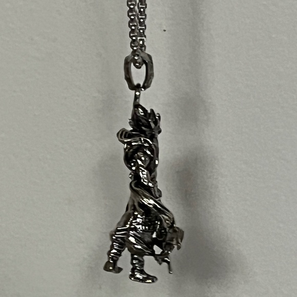 Dragonball Z Vegeta Double Sword Charm Pendant Necklace Goku - Picture 6 of 9